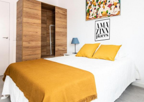 Apartamento 2 hab en Malvarrosa a metros de la playa, con terraza y zonas comun 3D
